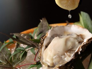 岩牡蠣とレモンイメージ