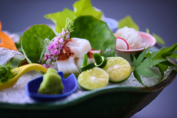 明石ダコを中心とした季節のお造り