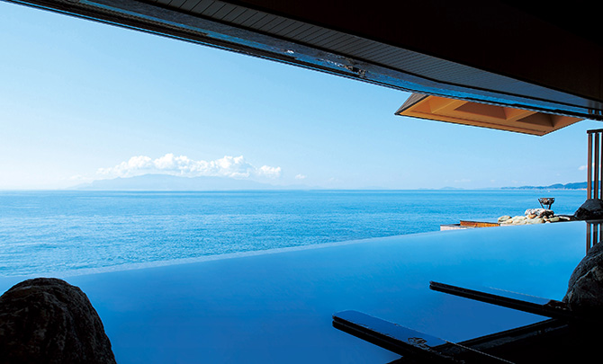 赤穂温泉銀波荘 絶景露天風呂