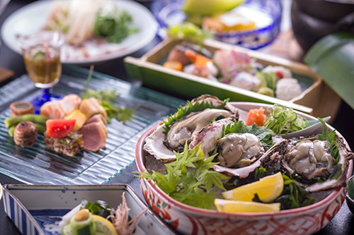 赤穂温泉銀波荘 岩ガキ会席