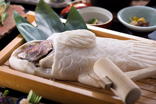 赤穂温泉銀波荘 鯛の塩釜会席