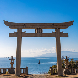 赤穂　きらきら坂　伊和都比売神社