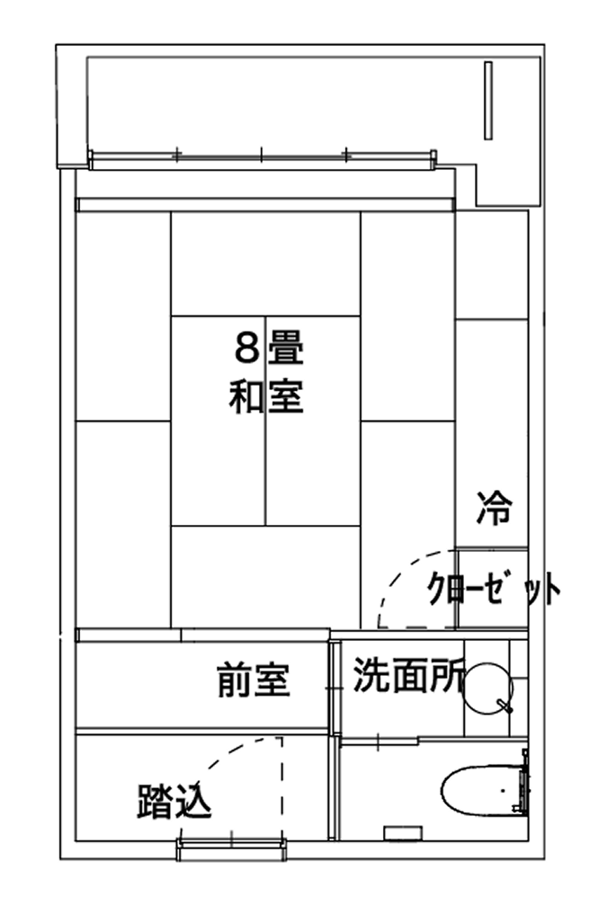 別邸『月の杜』(ツイン)_間取り