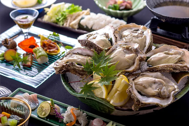 【初夏の味覚】瀬戸内産『岩牡蠣』と播磨灘の『天然鱧とタコ』を楽しむ会席プラン イメージ