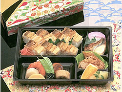 献立例E　あなご寿司弁当　1,575円