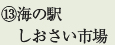 ⑬海の駅しおさい市場