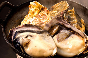 赤穂特産牡蠣の蒸し牡蠣