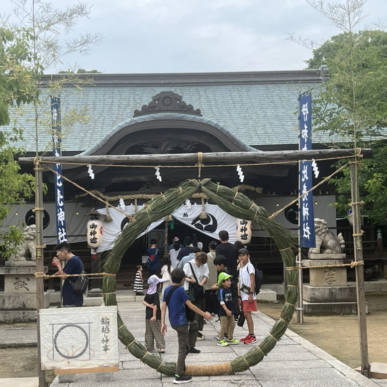 6月30日 伊和都比売神社の輪越し祭りが行われました。