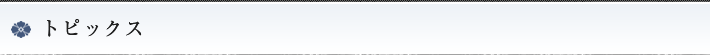 トピックス